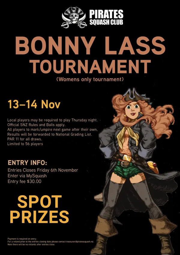 Bonny Lass Tournament 2026 poster