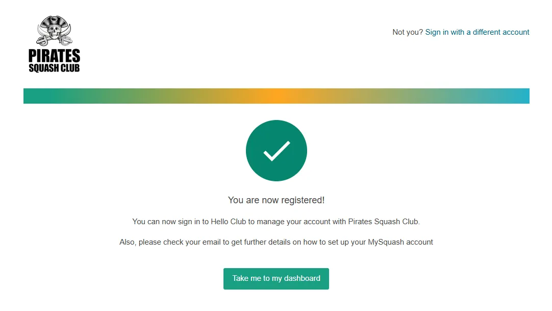 Take me to my dashboard
