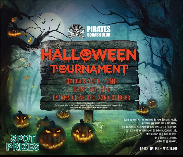 Halloween Tournament 2026 poster